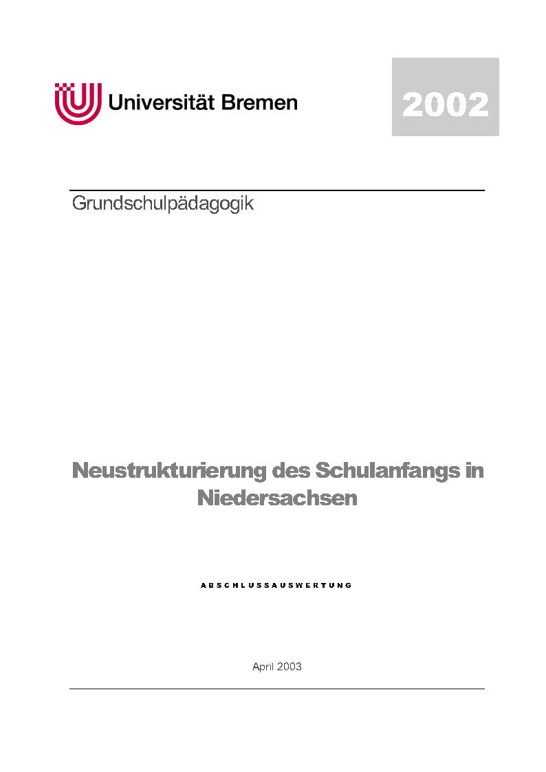 Abschlussbericht Niedersachsen