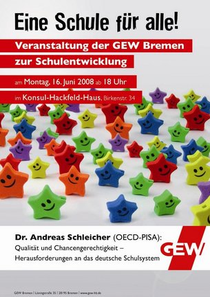 Poster zur GEW-Veranstaltung