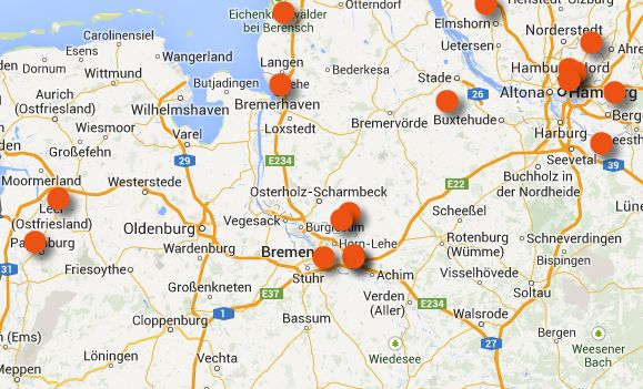 Starke Grundschulen Landkarte