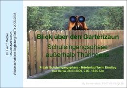 Stand der Schuleingangsphase